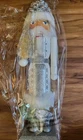 Santas Workshop 12IN Nutcracker, Silver, White,pinecone Hat,tree,new, Christmas. Price: $34.99.