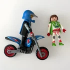 Vintage Playmobil Motocross Figures Motorcycle Ktm Bosch Uvex Biker Parts Mx Used. Price: $10.00.