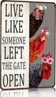 Crazysign Chiken Gifts Vintage Chicken Live Like Someone Left The Gate Open New. Price: $14.93.