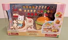 Sylvanian Calico Critters Hamburger Stand New In Sealed Box. Price: $65.00.