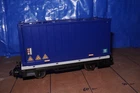 Bod / Playmobil Track G Container Car Blue With Metal Wheel Set See Pictures Used. Price: $63.77.