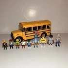Playmobil City Life 70983 School Bus Driver Students Lights Up Used. Price: $21.75.