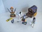 Playmobil Lion Knight Treasure Transport Horses Weapons Figure Used. Price: $19.95.