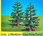 Playmobil 7115 - Two Medium Pine Trees Mint Bag Store Stock! New. Price: $29.00.