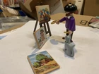 Playmobil 5404 Victorian Artist Painter Mansion 5300 Paintings Easel Pallet Cat Used. Price: $31.99.