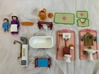 Vintage 5324 Playmobil Victorian Mansion Bathroom Complete 1992 Dollhouse Set Used. Price: $35.00.