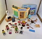 Playmobil City Life 70336 - Pizzeria With Garden Restaurant Piece Set Used. Price: $44.99.
