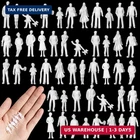 Namalu 50 Pcs 1: 100 Scale White Unpainted People Figures Miniature New. Price: $13.58.