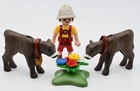 Playmobil Alm Little Boy With Two Calves. Figures & Animals Used. Price: $9.90.