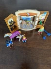 Playmobil Farm Playset With Figures, Horses, And Accessories Used. Price: $19.00.