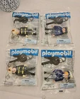 Lot Of 4 Vintage 1998 Playmobil Figure Keychains - Sealed Bags Stocking Stuffers New. Price: $14.88.