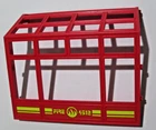 Playmobil Fire Station Alarm 5361 Red Large Bay Window Wall 4512 Replacement Used. Price: $8.50.