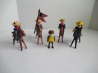 Vintage Playmobil # 3485 Calvary Soldiers And Horses Used. Price: $44.95.