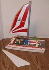 Vintage Playmobil Summer Fun Catamaran Sail Boat #5130 Not Complete Used. Price: $12.00.