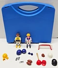 Playmobil 5993 Sports Carry Case Set Incomplete Figures Gear Accessories Used. Price: $11.99.