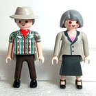 Playmobil Grandfather & Grandmother Figure Pair Zoo Cafe 2020 No Accessories New. Price: $12.00.