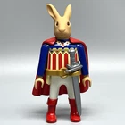 Playmobil Rabbit Knight Prince Bunny Man Male Adult Figure Easter Fairytale Rare Used. Price: $15.77.
