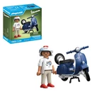Playmobil 71622 Cars: 1969 Vespa 150 Sprint Veloce, Blue, Faithful Model Fo New. Price: $32.53.