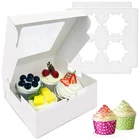 Mumululu 14 Pcs White Paper Cupcake Boxes With Cavity Cookie Gift Wit... New. Price: $16.61.