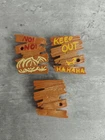 Playmobil Ref. 70361 Mystery Mansion Scooby-doo Part: Window Covers Keep Out Set Used. Price: $12.99.
