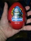 Playmobil (2004) Red Easter Egg Blue Knight Figure 4916 New. Price: $10.00.