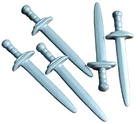 Playmobil X5 Grey Swords Medieval Knights Roman Vikings Roosters Used. Price: $5.79.