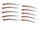Playmobil,carbines With Bayonets,brand New,royal Guards,soldiers. Price: $10.99.