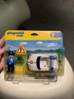 Playmobil 1-2-3 Car Policeman 3-PIECE Set #6797 Ages 1/2+ New. Price: $14.00.