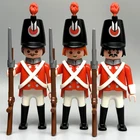 Playmobil 3 Redcoats Soldiers Royal Harbour Guards Male Adult Figures 7675 Euc Used. Price: $42.40.