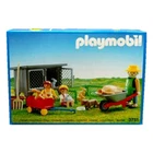 Playmobil 3751 Rabbit Hutch With Wagon Wheelbarrow Fence & Animals New Sealed. Price: $59.95.