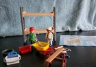 Playmobil 3833 Construction Crew W/scaffold *RETIRED/2000 Read Used. Price: $21.00.