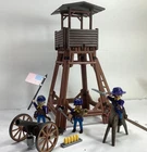 Playmobil Fort Watchtower Set 7402 & Civil War Artillery 3057 (3812) Used. Price: $44.95.