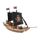 Playmobil 70411 Skull Pirate Ship Toy Boat Set - Working Cannon Figures & Acces. Used. Price: $120.00.
