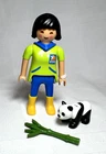Playmobil 70566 Figures Series 19 Girls Zoo Keeper With Panda Used. Price: $11.00.