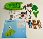 Playmobil 3042 Jungle River Raft Nearly Complete Set W/ Instructions - No Box Used. Price: $29.95.