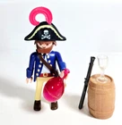 Vintage 1991, Playmobil Pirate With Barrel, Complete, Set 3791 No Box Used. Price: $10.95.