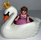 Playmobil 5476 Princess Swan Boat Incomplete Missing Harness Used. Price: $22.49.