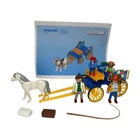 Vintage Playmobil 3117 2000 Geobra Farm Horse Drawn Carriage Klicky Figure Y2K Used. Price: $39.99.