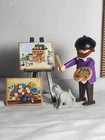 Vintage Playmobil 5404 Victorian Artist W/ Cat *incomplete Set Used. Price: $18.00.
