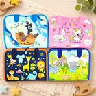 Montessori Busy For Toddlers, Felt Activity Book, Educational Learning Toy New. Price: $25.45.