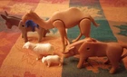 Vintage Playmobil Nativity Christmas 3996 Replacement Goat Cow Donkey Sheep Used. Price: $22.00.