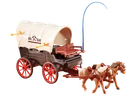 Playmobil 6426 Cart With Two Horses / Western New - Neuf. Price: $38.85.