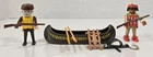 Playmobil Trackers Canoe Hunter Indian # 3397 Complete Used. Price: $19.99.