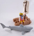 Playmobil Vintage 3862 Pirates Castaway's Raft Shark-collector-complete-exc!!! Used. Price: $34.99.