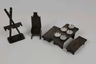 Vintage 1974 Playmobil 3262 Medieval Salon Castle Throne Table Set Used. Price: $14.88.