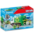 Playmobil Recycling Truck Playset Multicolor Toy Figure With Bins And Garbage New. Price: $39.90.