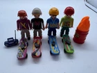 Playmobil #4414 And 5798 Park Figures Skateboarders Skaters Parts Lot Used. Price: $6.00.