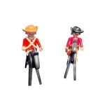Vtg Playmobil Redcoats Royal Guard British Army Soldier Horses Cowboy Sheriff Used. Price: $29.99.