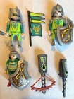 2010 Playmobil Green Dragon Knights #7973 And Weapons Used. Price: $24.00.