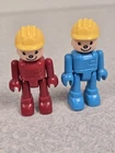 Playmobil 2 Construction Worker Figures Blue & Red Free Shipping Used. Price: $12.98.
